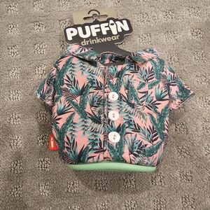 Puffin Drinkwear  Weekend Vibes  Drink Can Koozie Holder NEW   insulated